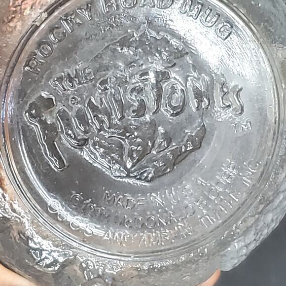 Vtg The Flintstones Rocky Road Mug 1993 Made in USA - Picture 7 of 11